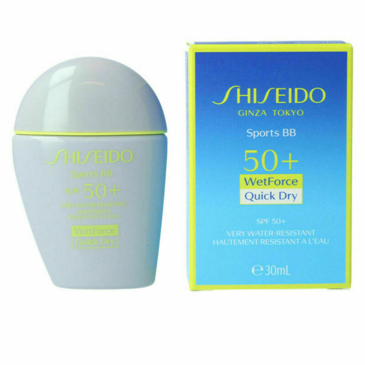 Crème Make-up Base Sports BB Shiseido Sports BB SPF50+ SPf 50+ Very Dark Spf 50 30 ml (30 ml)