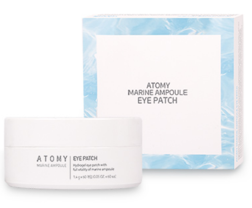 Atomy Marine Ampoule Eye Patch Soothing Hydrogel Cooling Moisture 60 Patches NEW