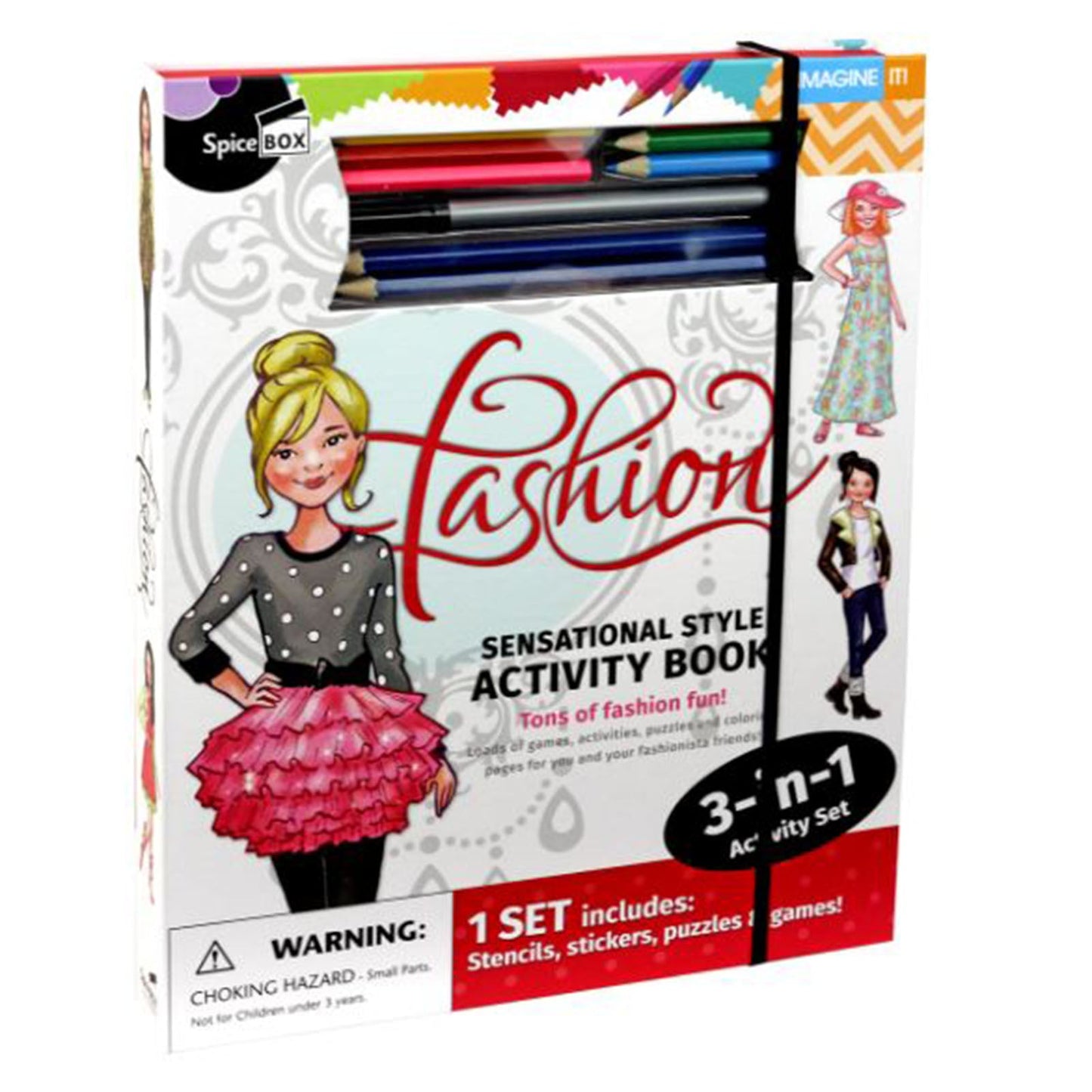 Spice Box Fashion Sensational Style Activity Book Set