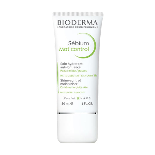 Bioderma - Sébium - Mat Control Cream - Mattifying and moisturizing daily cream - for Combination to Oily Skin - 1 fl.oz.
