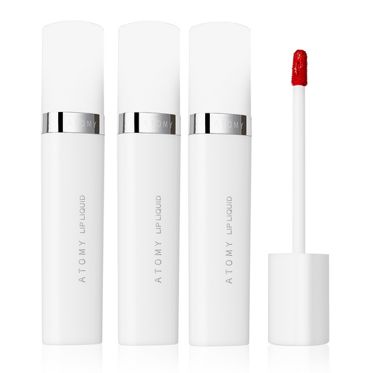 Atomy Lip Liquid Velvet 3 Colors Red Marker Magenta Living Coral 4mL ea Set NEW