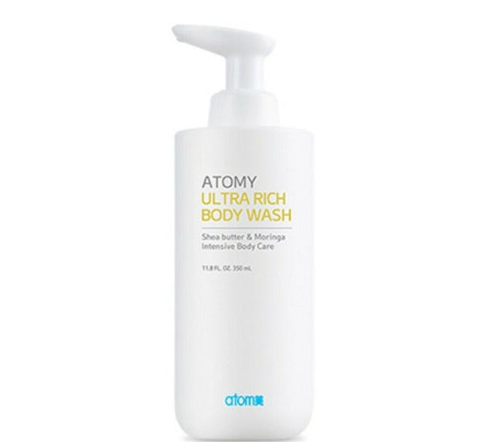Atomy Ultra Rich Body Wash Bubbling Shea Butter Moringa Honey 11.8 fl.oz NEW