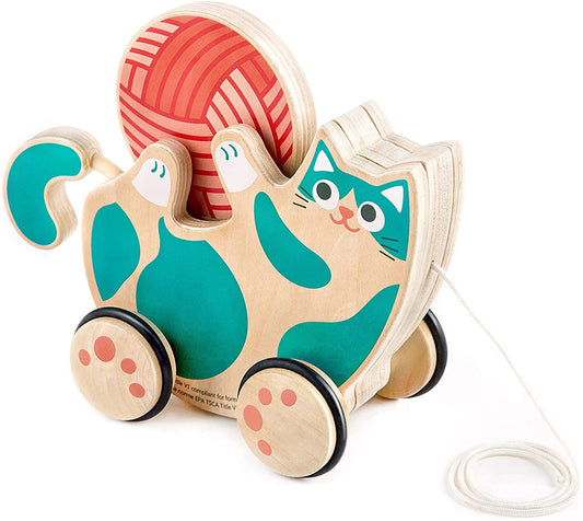 Pull Along Roll & Rattle Kitten
