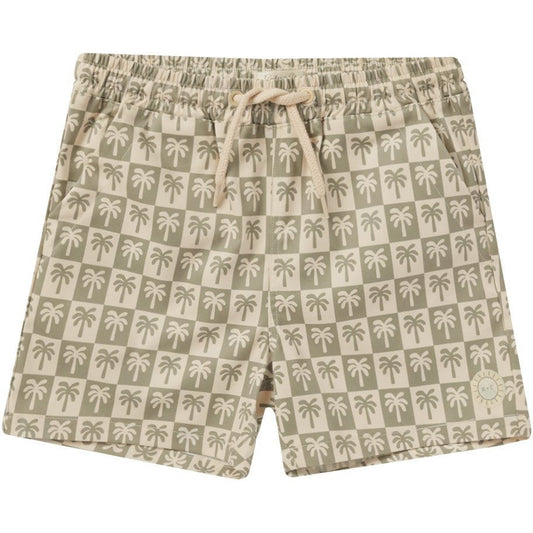 Rylee + Cru Boardshort | Palm Check