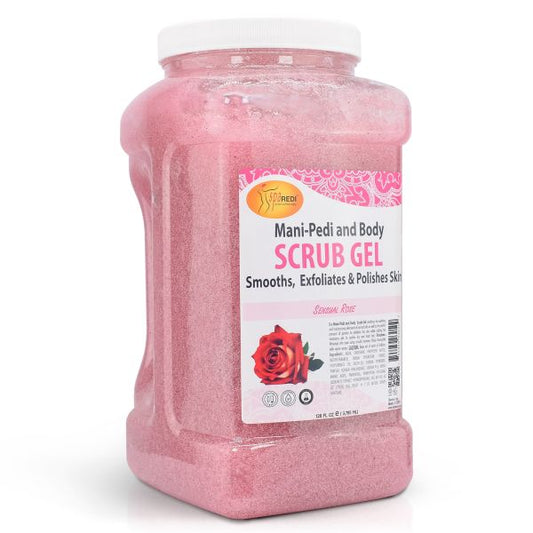 SPA REDI Scrub Gel Sensual Rose Gallon 4/Box