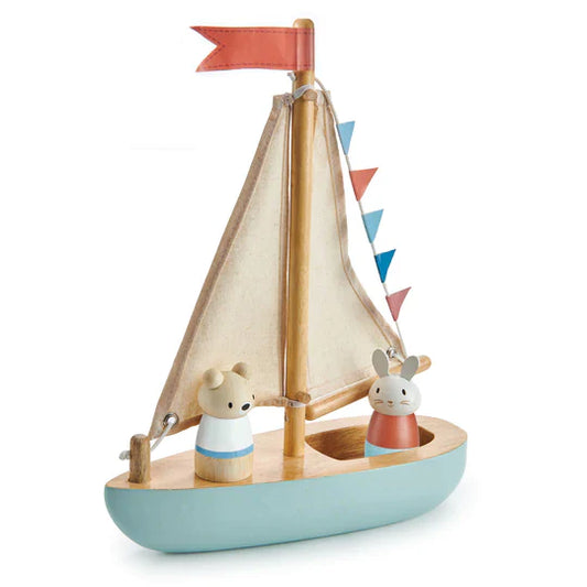 Sailaway Boat - Wooden Toy Sail Boat