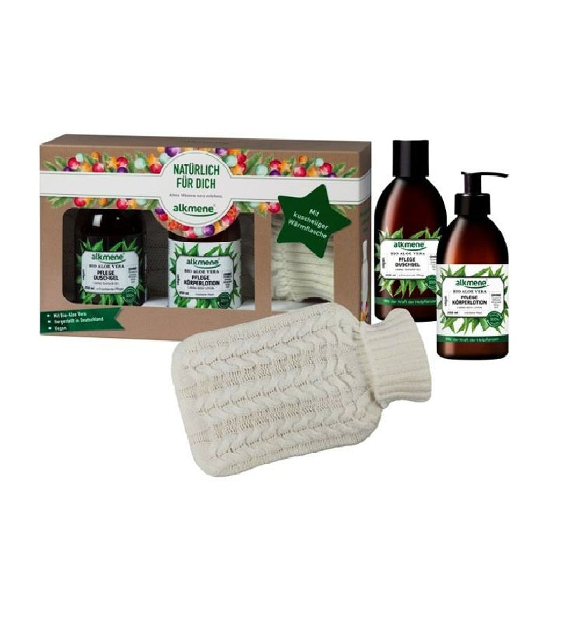 Alkmene Power of Medicinal Plants Gift Set +Cuddly Hot Water Bottle