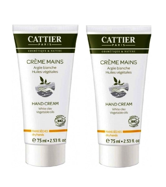 2xPack Cattier Organic Anti-Spots Anti-Aging Hand Cream - 150 ml