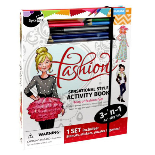 Spice Box Fashion Sensational Style Activity Book Set