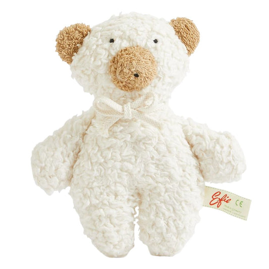 Organic Soft Bear Baby Rattle