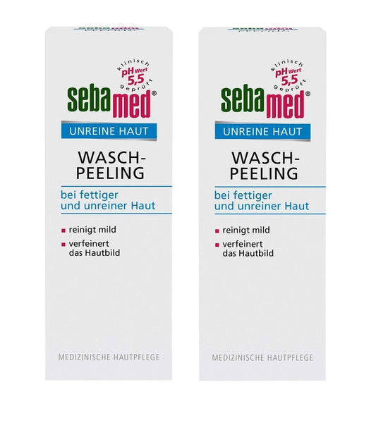 2xPack Sebamed Blemished Skin Peeling Cream - 200 ml