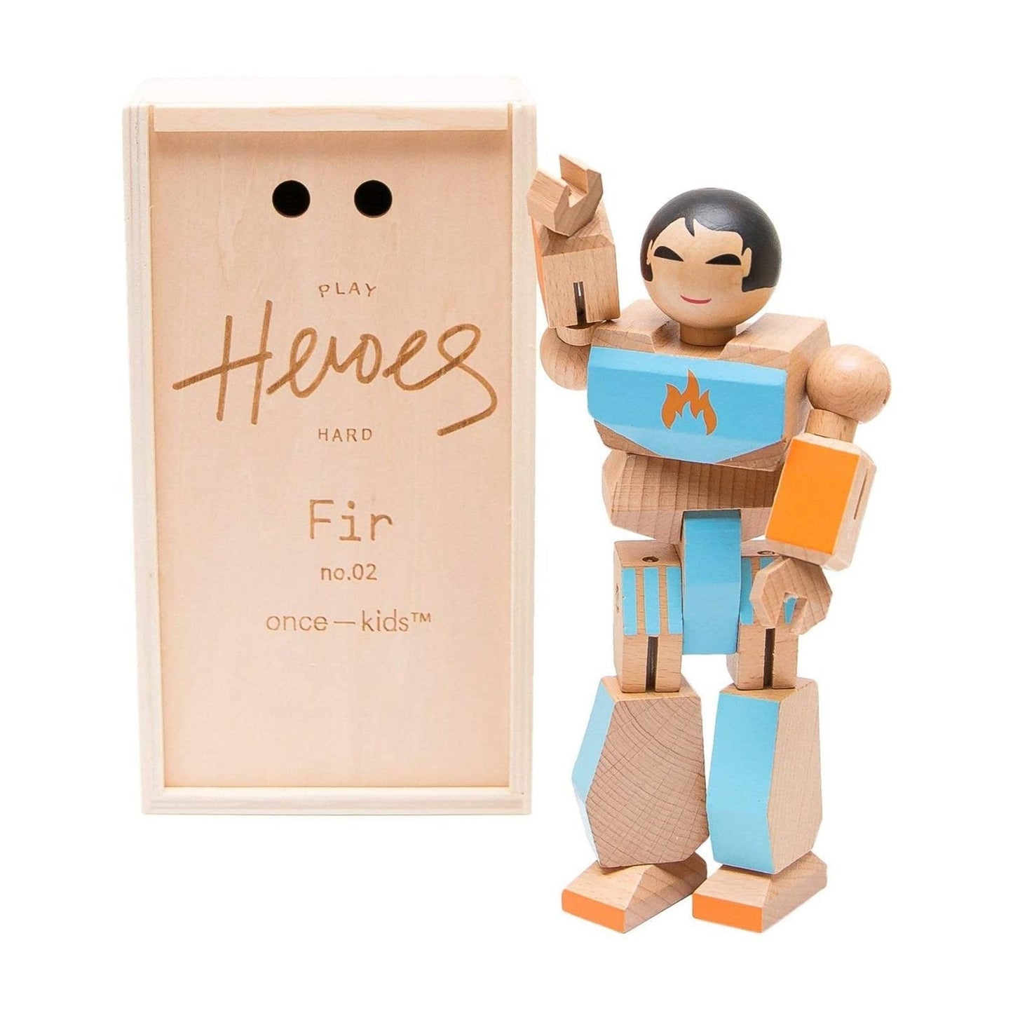 Playhard Heroes Fir Wooden Action Figure