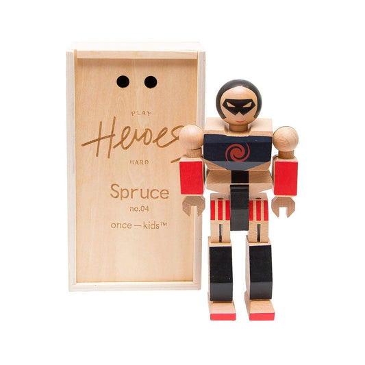 Playhard Heroes Spruce Wooden Action Figure
